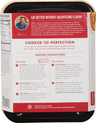 Kevin's Natural Foods Paleo Roasted Garlic Chicken Perspective: back