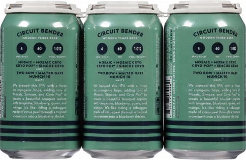 Modern Times® Seasonal Tropical Beer Perspective: back