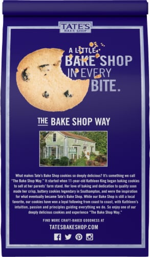 Tate's Bake Shop Limited Edition Blueberry Crisp Cookies Perspective: back