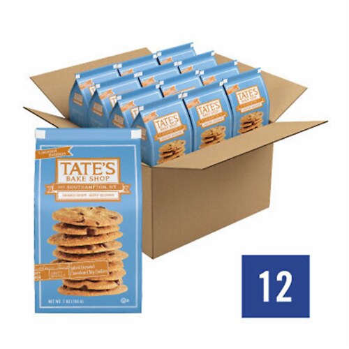 Tate's Bake Shop Salted Caramel Chocolate Chip Cookies Perspective: back