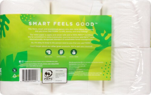 Fiora® 2-Ply Bath Tissue Perspective: back