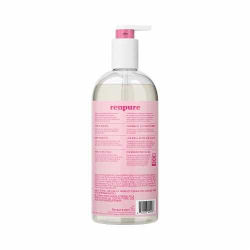 Renpure Rose Water Shampoo Perspective: back