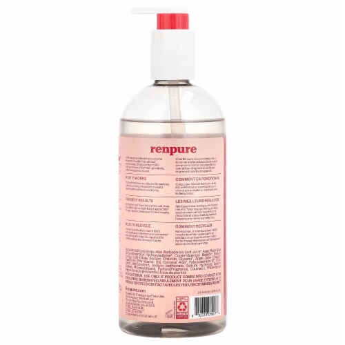 RENPURE Apple Cider Vinegar & Aloe Shampoo, 24 FZ Perspective: back