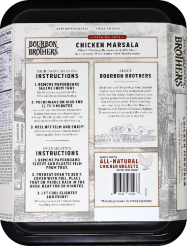 Bourbon Brothers All Natural Chicken Marsala Perspective: back