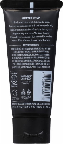 Spinster Sisters Co. Lavender Body Butter Perspective: back