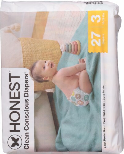 The Honest® Company Cactus Cuties Clean Conscious Diapers™ Size 3 (16-28 lbs) Perspective: back