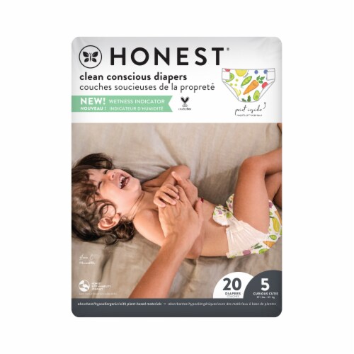 The Honest Company Clean Conscious Diapers So Delish Diapers Size 5 (27+ lbs) Perspective: back