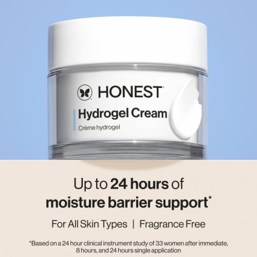 The Honest Company Beauty Fragrance Free Lightweight + Moisturizing Hydrogel Cream Perspective: back