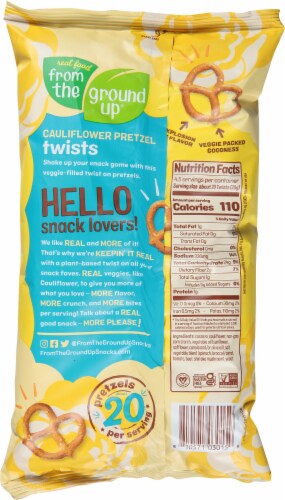 From The Ground Up® Original Cauliflower Pretzel Twists Perspective: back