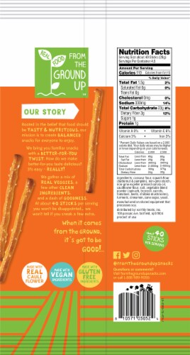 From The Ground Up® Original Butternut Squash Pretzels Perspective: back