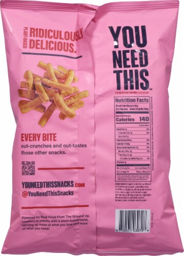 From The Ground Up® You Need This Cinnamon Churro Puffs Chips Perspective: back