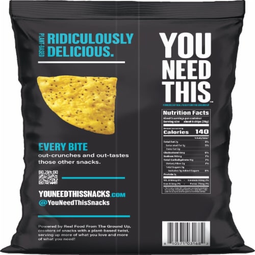 From The Ground Up You Need This Sea Salt Grain Free Tortilla Chips Perspective: back
