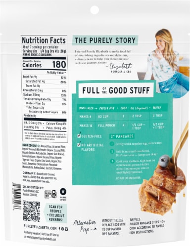 Purely Elizabeth® Grain-Free Collagen Pancake Mix Perspective: back