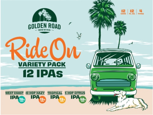 Golden Road Brewing IPA Variety Pack Perspective: back