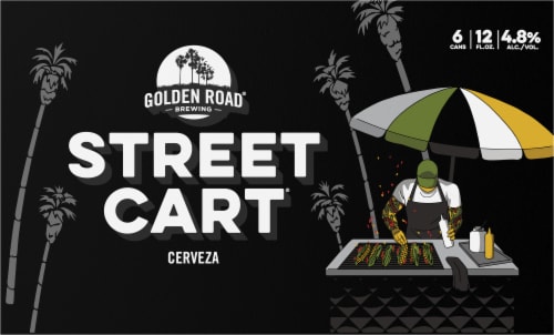 Golden Road® Street Cart® Cerveza Beer Perspective: back