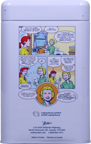 Nellie's Powder Laundry Detergent Perspective: back