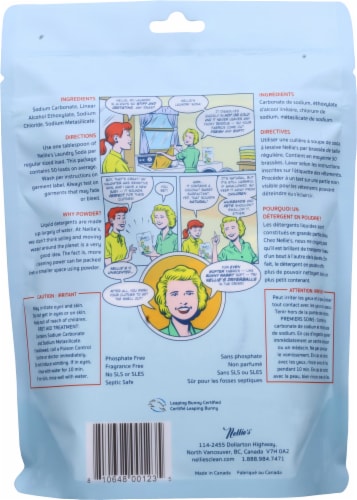 Nellie's® Powder Laundry Detergent Perspective: back