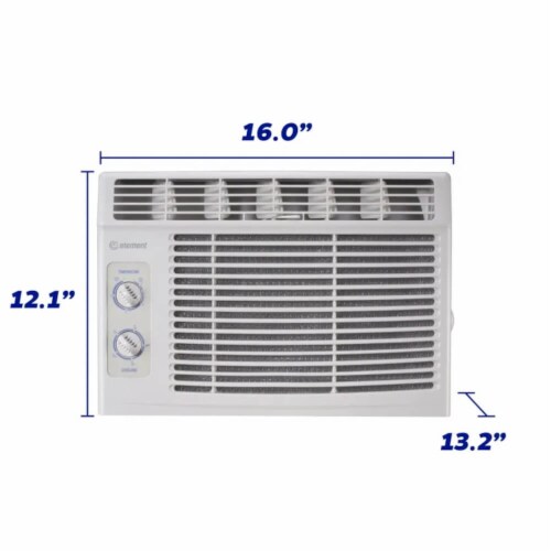 Element EWM05B 5000 BTU Window Air Conditioner Perspective: back
