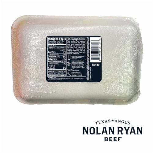 Nolan Ryan USDA Choice Angus Fresh Ground Beef Loaf 93/7 Perspective: back