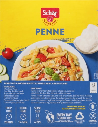 Schar Bonta d'Italia Gluten Free Penne Pasta Perspective: back