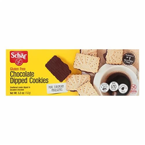 Schar Chocolate-Dipped Cookies Perspective: back