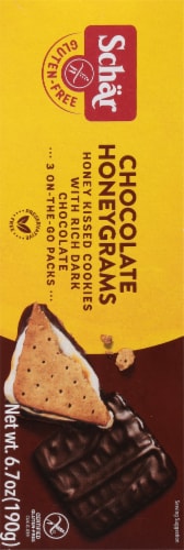 Schar Chocolate Honeygram Cookies Perspective: back