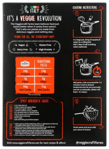 Veggiecraft Farms™ Sweet Potato Penne Pasta Perspective: back
