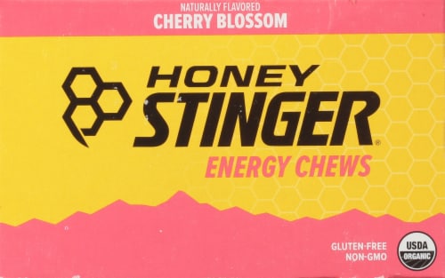 Honey Stinger® Organic Cherry Blossom Energy Chews Perspective: back