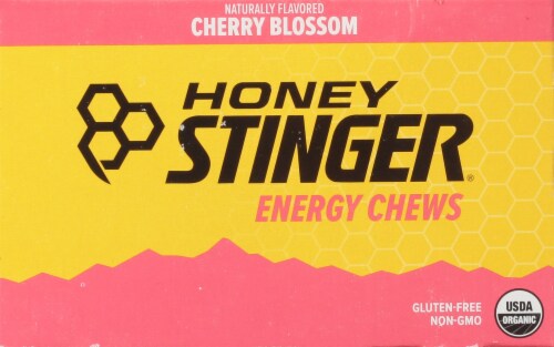 Honey Stinger® Organic Cherry Blossom Energy Chews Perspective: back