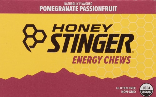 Honey Stinger® Pomegranate Passion Energy Chews Perspective: back