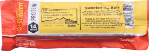 Honey Stinger Nut + Seed Almond Pumpkin Seed Protein Bar Perspective: back