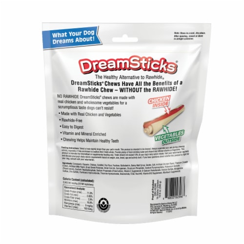 DreamBone® Chicken Flavored DreamSticks® Perspective: back
