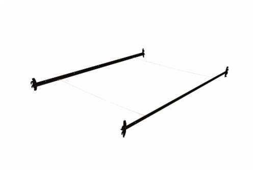 Hollywood Bed Frame Hook On Bed Rails Twin/Full in Coffee Perspective: back