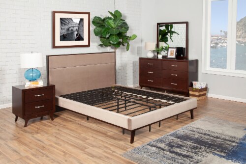 Hollywood Bed Frame King Bedder Base in Black 1 Fry s Food Stores