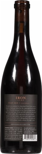 Iron Side Pinot Noir Wine Perspective: back