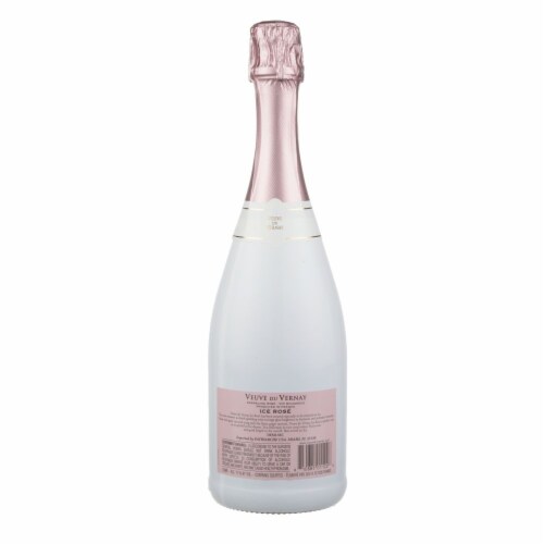 Veuve De Vernay Ice Rose Sparkling Wine Perspective: back