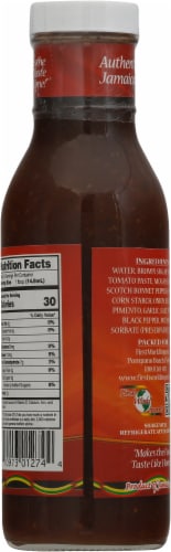 Caribbean Sunshine® Jamaican Boston Jerk BBQ Sauce Perspective: back