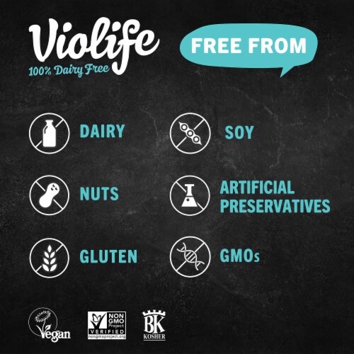 Violife 100% Vegan Just Like Mozzarella Shreds Cheese Perspective: back