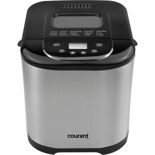Courant 2 Lbs. Automatic Bread Maker - Stainless Steel Perspective: back