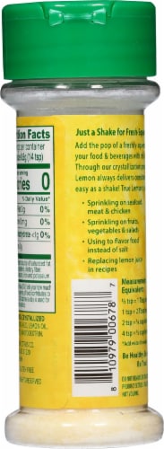 True Lemon® Crystallized Lemon Shaker Perspective: back