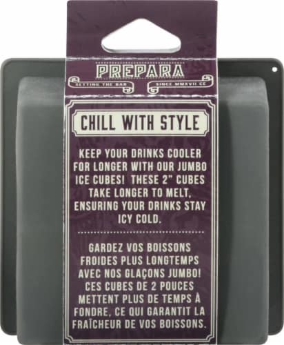 Prepara® Jumbo Ice Cube Maker Perspective: back