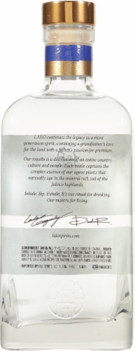 Lalo® Blanco Tequila Perspective: back