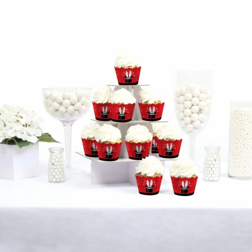 Big Dot of Happiness Magic - Birthday Party Decorations - Party Cupcake Wrappers - Set of 12 Perspective: back