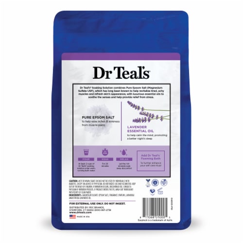  Dr. Teal's Bath Tea - Soothing Lavender Bath Soaks - 3 oz :  Beauty & Personal Care