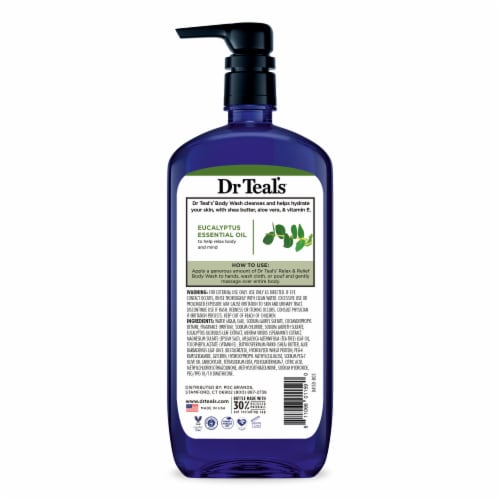 Dr Teal's® Pure Epsom Salt Relax & Relief Eucalyptus & Spearmint Body Wash Perspective: back