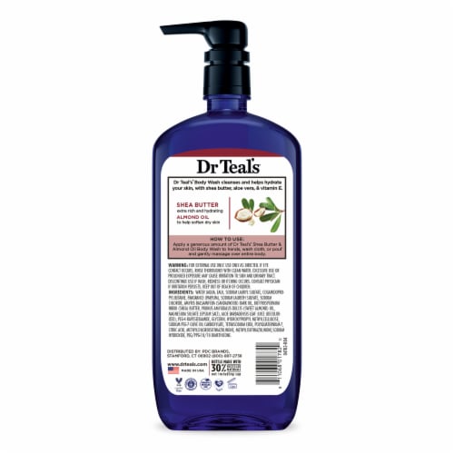 Dr Teal's® Shea Butter & Almond Oil Body Wash Perspective: back