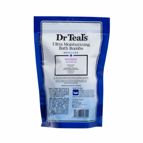 Dr Teal's® Soothing Lavender Ultra Moisturizing Bath Bombs Perspective: back