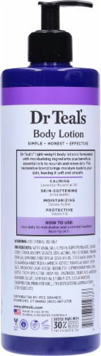 Dr Teal's® Lavender Soothing Body Lotion Perspective: back