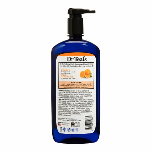 Dr Teal's Glow & Radiance Vitamin C Body Wash Perspective: back