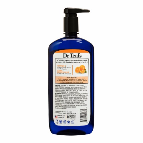 Dr Teal's Glow & Radiance Vitamin C Body Wash Perspective: back